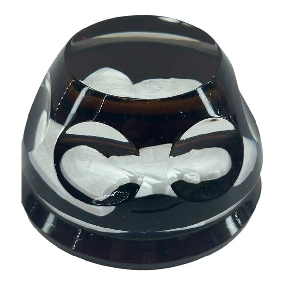 1979 Franklin Mint Dwight D. Eisenhower Came Paperweight Baccarat Crystal VTG - Picture 7 of 12